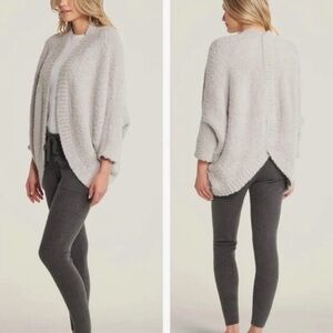 Barefoot Dreams-Large-XL- CozyChic Shrug Wrap Open Front Teddy Lounge